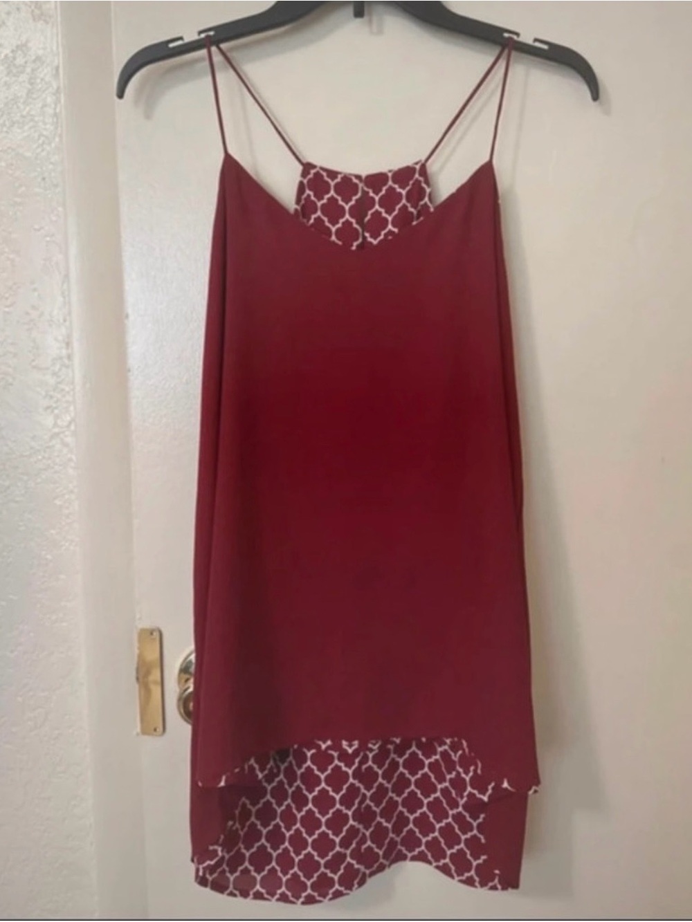 Express Dark Red Reversible Barcelona Cami